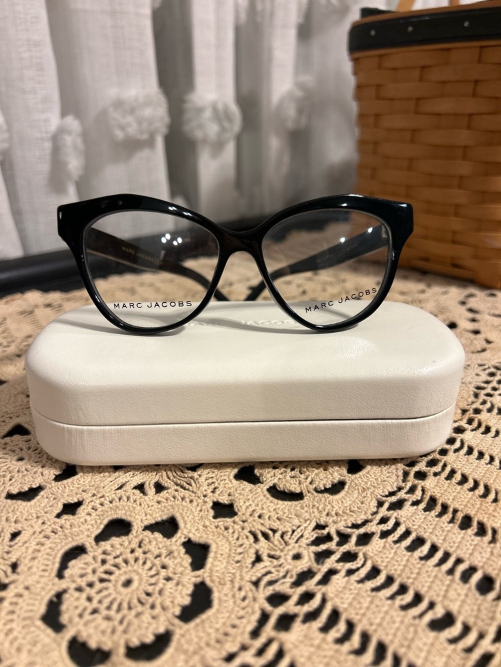 Marc Jacobs Black prescription Cat-Eye Glasses